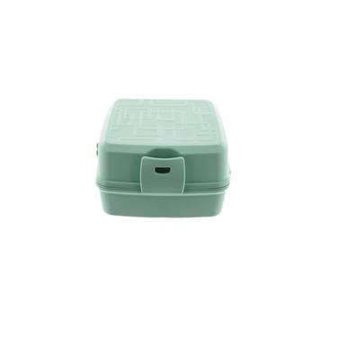 Contenitore multiuso per pane e pranzo con posate (02 1164) Verde