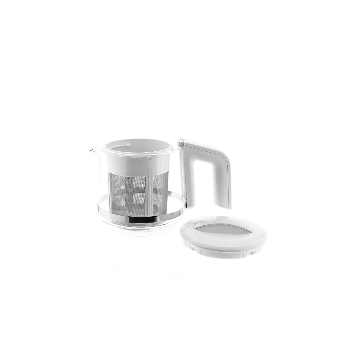 Bollitore e macchina per il tè Mulex Tea Express 2 in 1 - 1L + 2L, 1650W - Bianco-1
