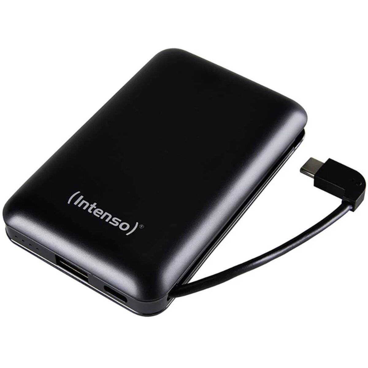 Intenso Compact USB-C Power Bank XC10000 10000mAh per Smartphone, Tablet e Switch Nero-0