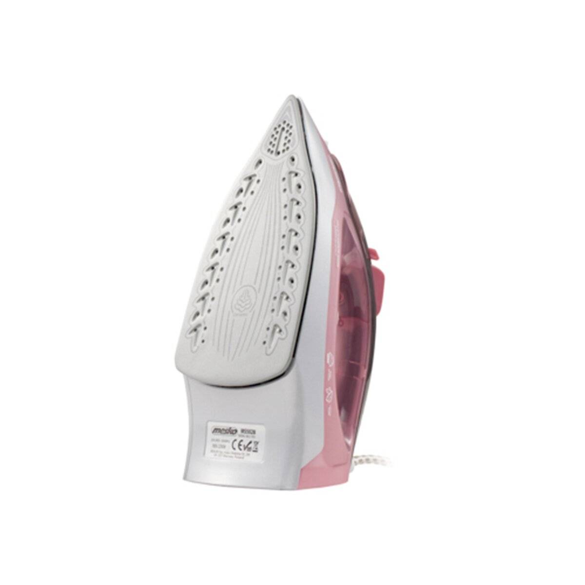 Ferro da stiro a vapore Mesko MS 5028 2600 W - Stiratura a secco e a vapore, rosa-bianco-2