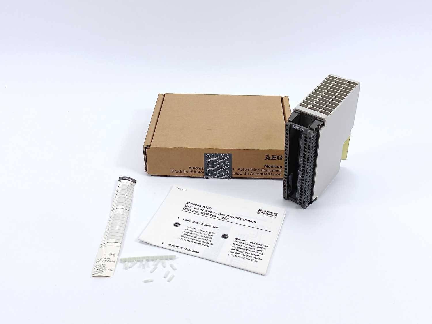 AEG - AS-BDEP-216 - AEG Modicon DEP 216 Discrete Input | AS-BDEP-216-0