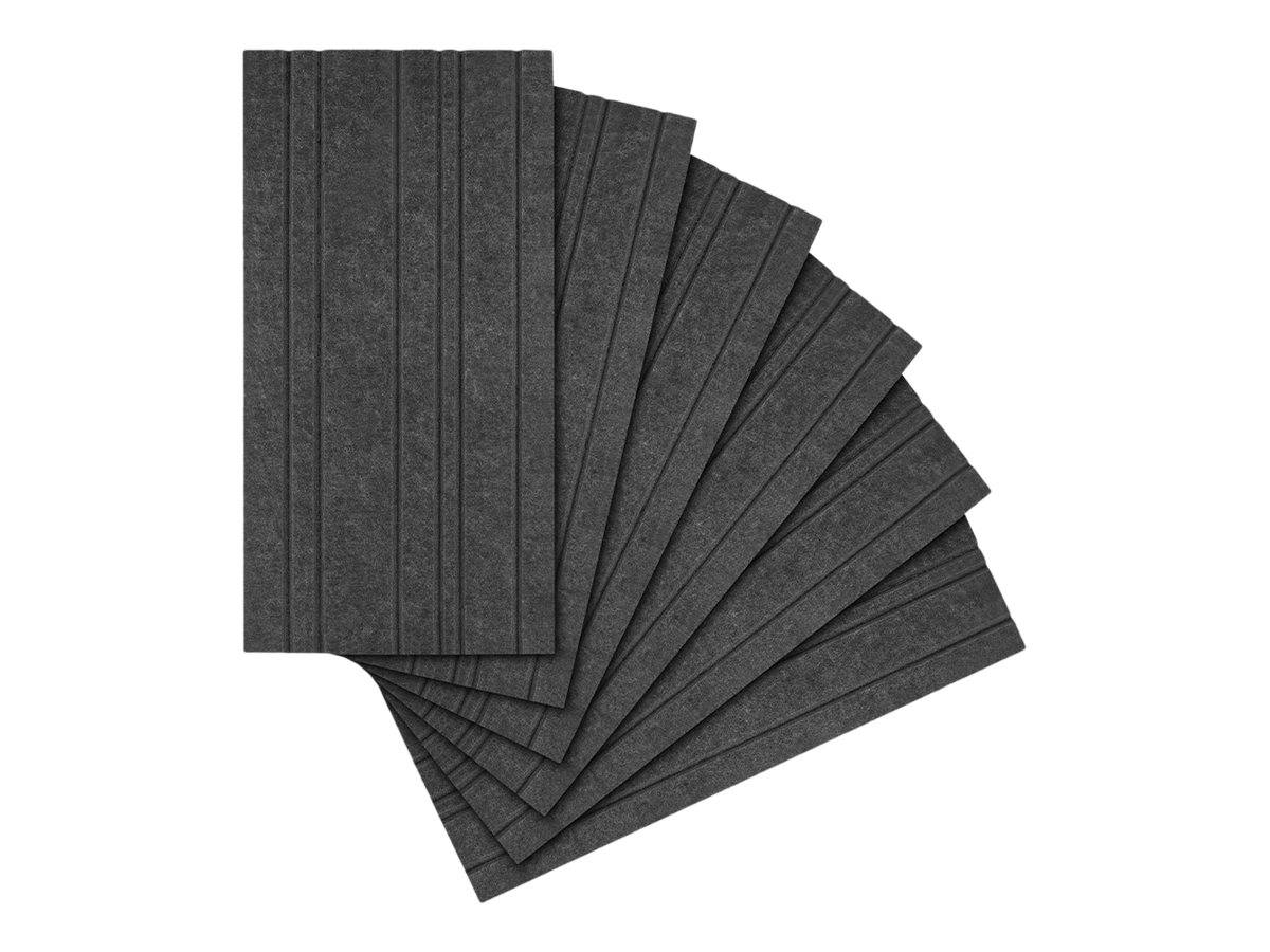 Streamplify ACOUSTIC PANELS 6 Pack of Acoustic Panelling - Grey-0