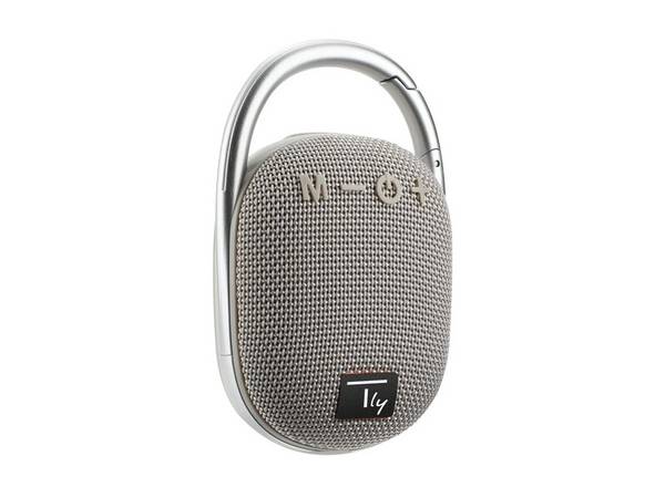 Mini Altoparlante Wireless BT V5.3 Speaker Luce LED Vivavoce TF USB Grigio