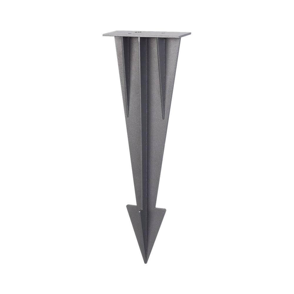 V-TAC Picchetto da Giardino per Lampada Solare Grigio VT-409CCT-0