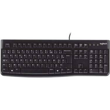 Logitech Keyboard K120 USB Tastiera Francese, AZERTY Multicolore