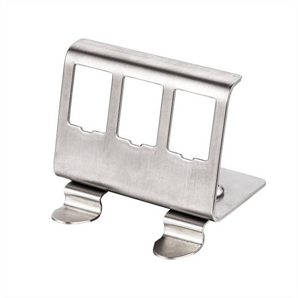 Roline Adattatore top-hat DIN-Rail non incluso, per tre moduli e connettori Keystone... 21.13.1315 Argento (Metallizzato) 1 pz.
