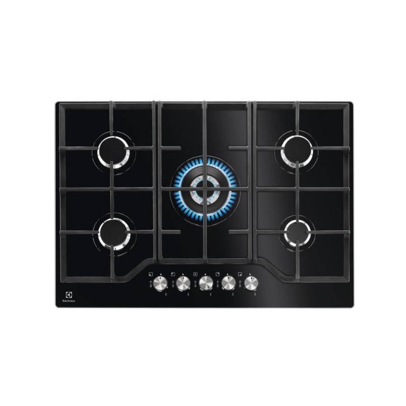 Electrolux EGG7536K Nero Da incasso 74 cm Gas 5 Fornello(i)-0