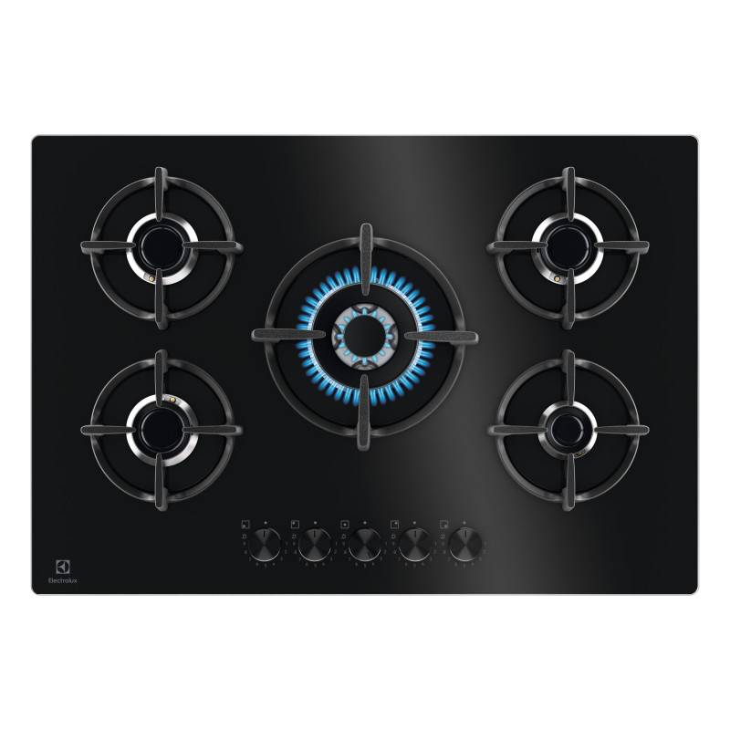 Electrolux EGG75372K Nero Da incasso 75 cm Gas 5 Fornello(i)-0
