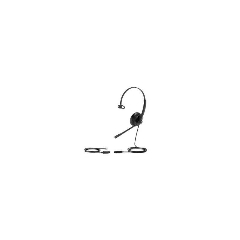 Yealink YHS34 Lite Mono Auricolare Cablato A Padiglione Ufficio Nero-0