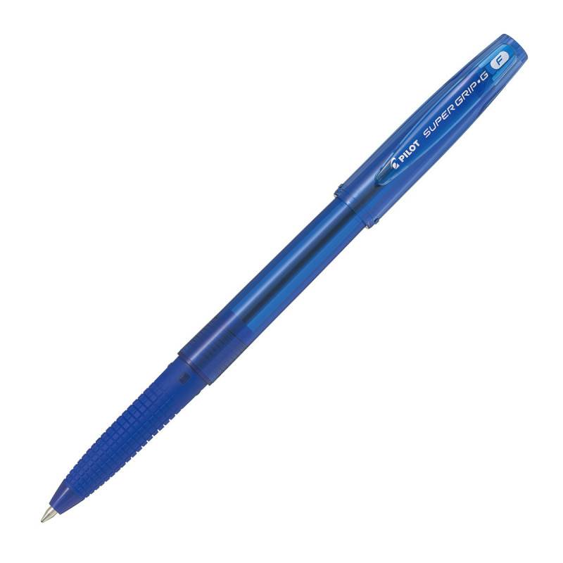Pilot Super Grip G Blu Penna a sfera Fine 12 pz-0
