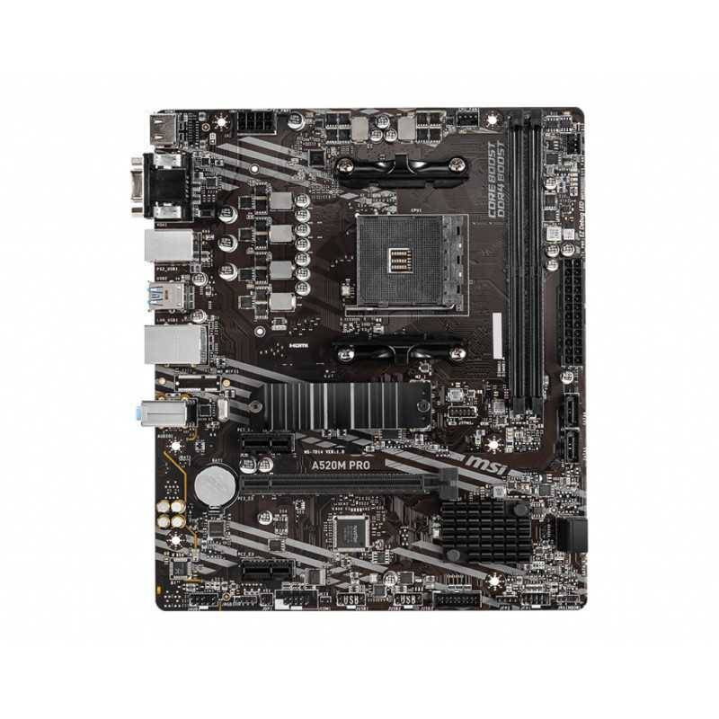 MSI A520M PRO scheda madre AMD A520 Socket AM4 micro ATX-0