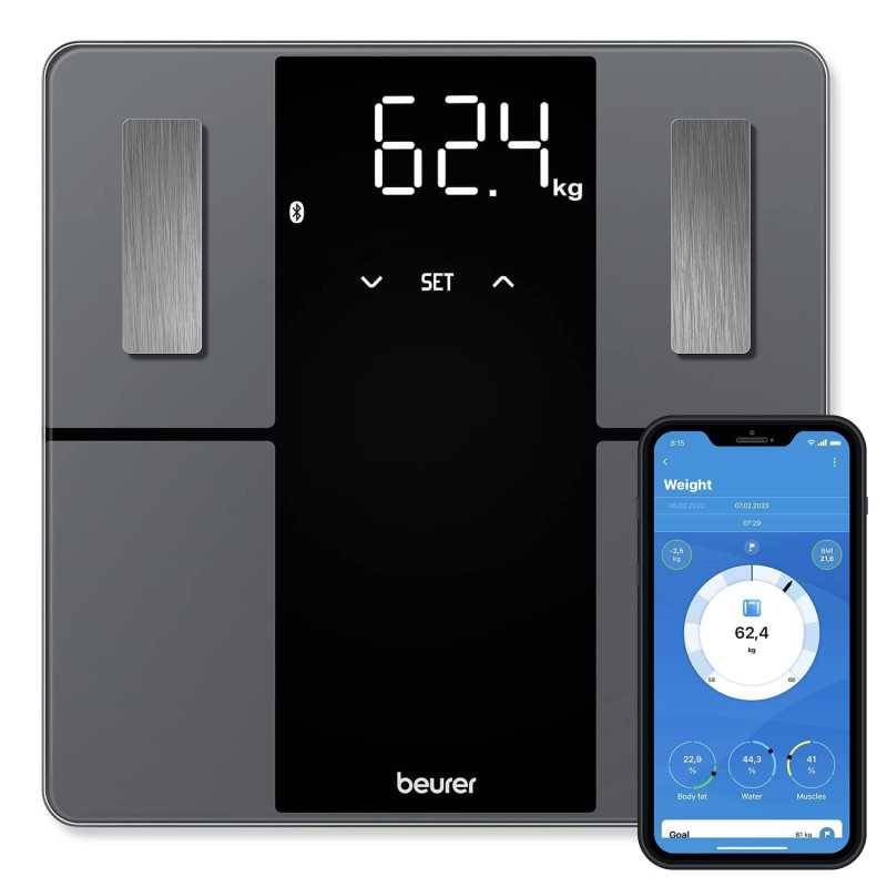Beurer BF 500 BT Super Black Edition Bilancia Diagnostica Elegante-0