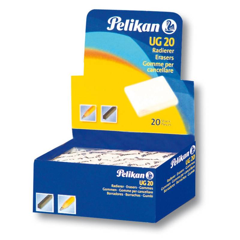 Pelikan 0ARM20 gomma per cancellare Bianco 20 pz-0
