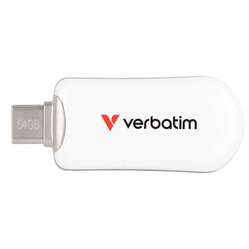 Verbatim 30228 unità flash USB 64 GB USB tipo-C 3.2 Gen 1 (3.1 Gen 1) Bianco-0