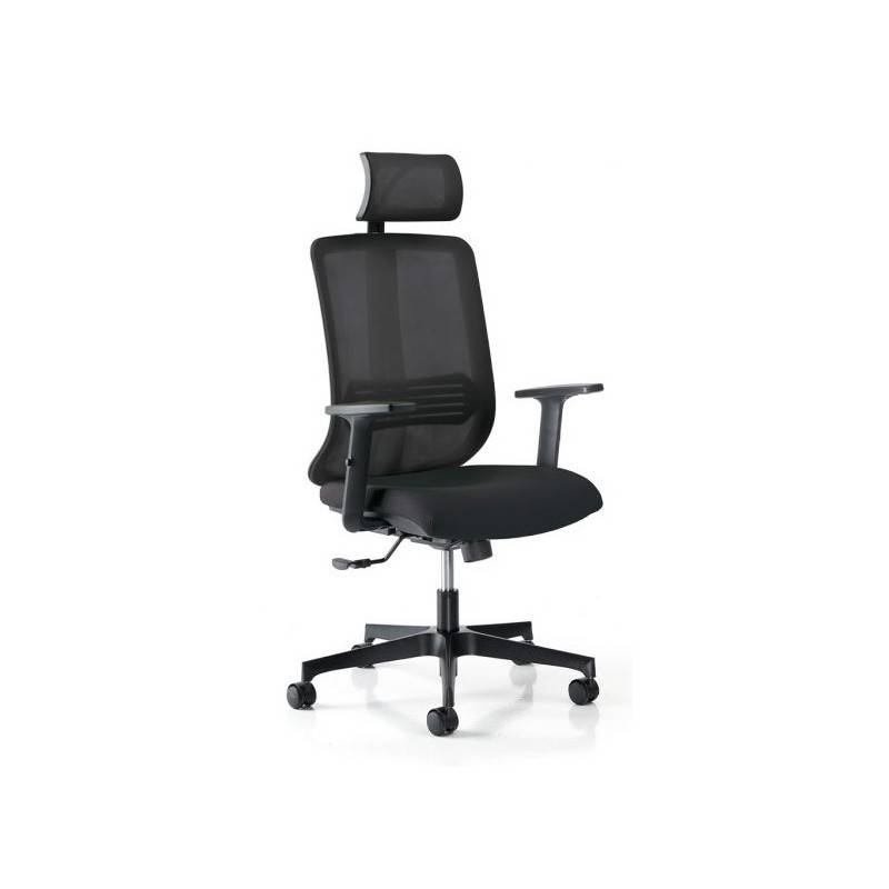 SEDIA VERTIGO NERO - IGNIFUGO CL1-0