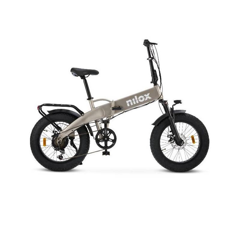 Nilox NXEBX10GR bicicletta elettrica Grigio Alluminio 50,8 cm (20") Litio-0