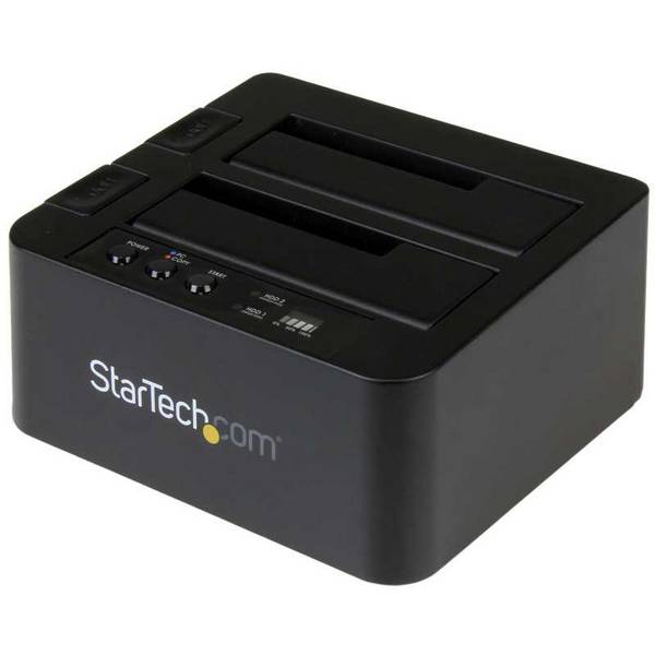 StarTech.com Dock Duplicatore autonomo USB 3.1 (10Gbps) per SATA SSD/HDD da 2,5" & 3,5" - Duplicatore fast-speed 28G
