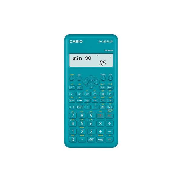 Casio FX-220 PLUS-2 calcolatrice scientifica, 181 funzioni, display a 2 linee e alimentazione a batteria