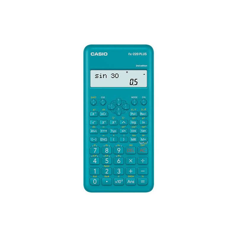 Casio FX-220 PLUS-2 calcolatrice scientifica, 181 funzioni, display a 2 linee e alimentazione a batteria-0