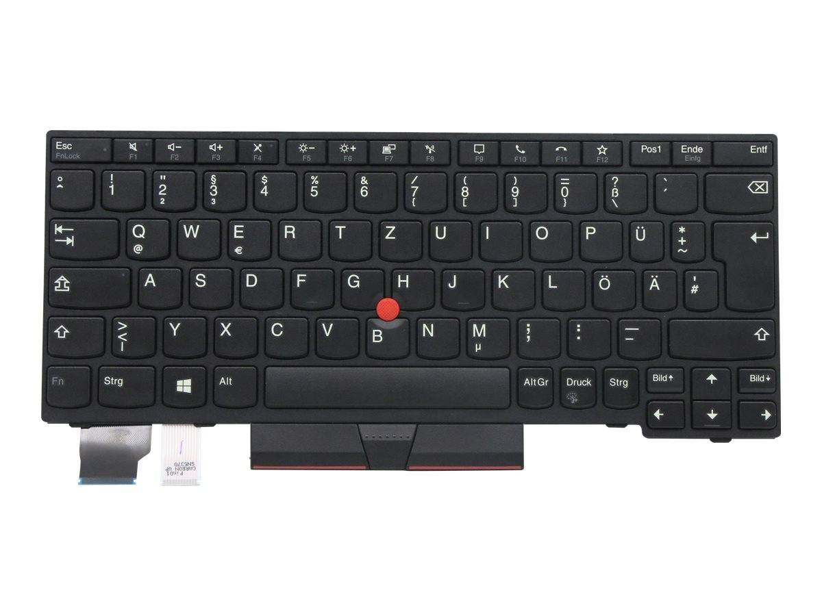Lenovo Lite-On - Ersatztastatur Notebook - mit Trackpoint - Deutsch - für ThinkPad L13 Gen 2, L13 Yoga Gen 2, X13 Gen 1-0