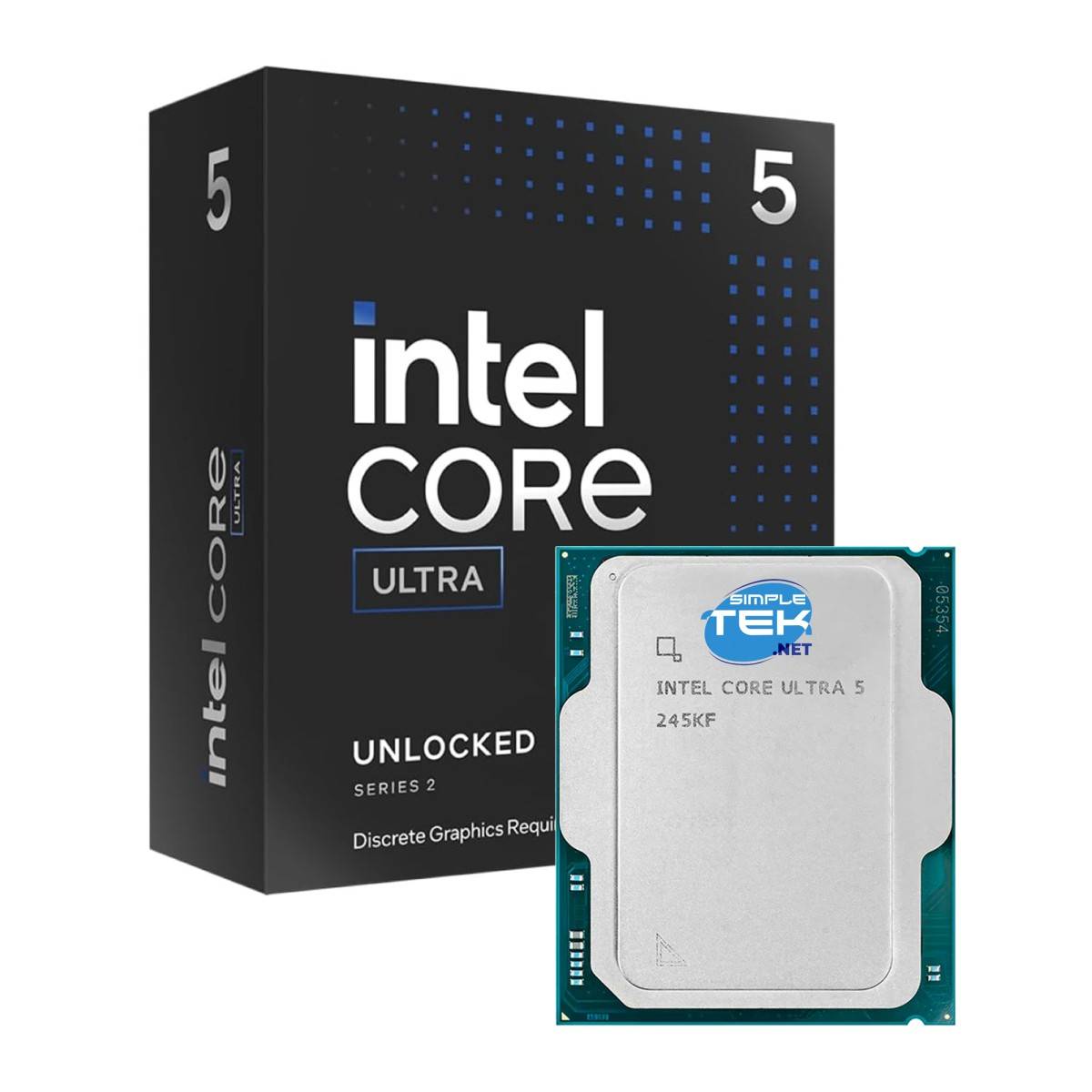 Intel Core Ultra 5 245kf Lga1851 Processore Cpu Senza Gpu Integrata 14c/14t-1