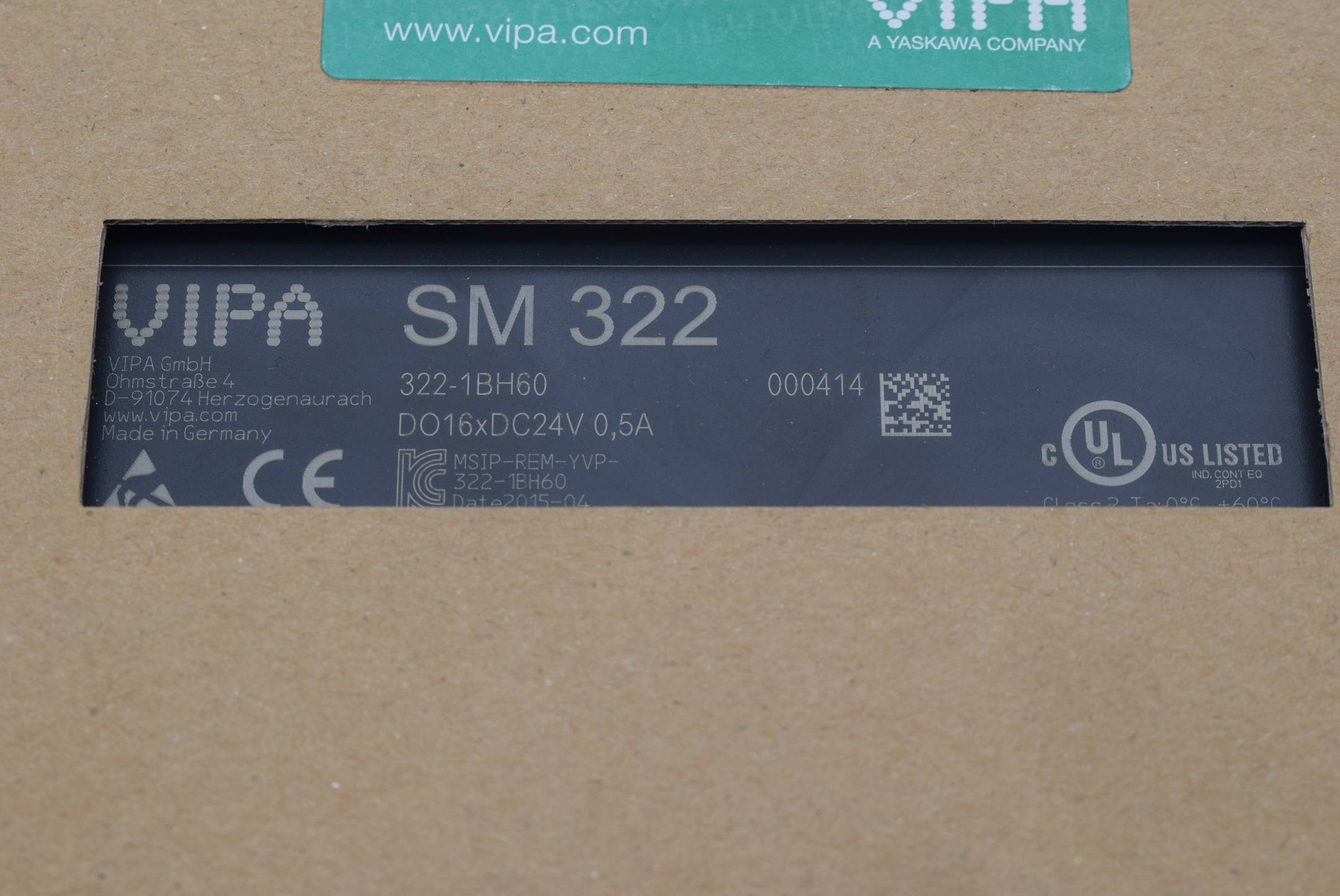 Yaskawa - 322-1BH60 - VIPA-1