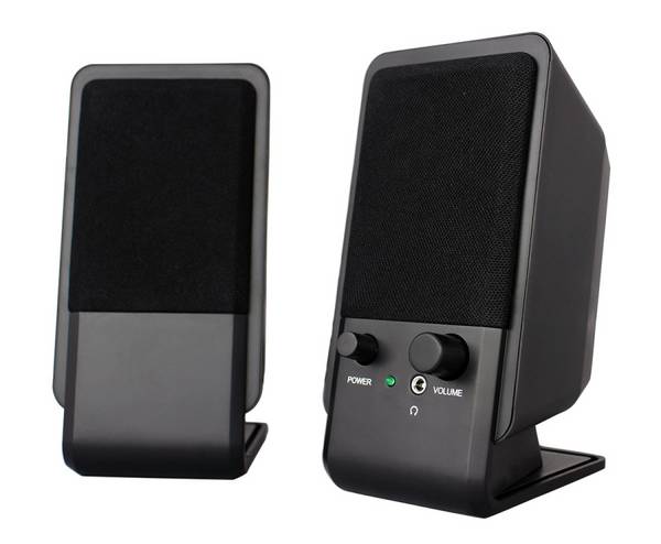 Ewent 2.0 Altoparlanti, connessione per cuffie, alimentatore USB