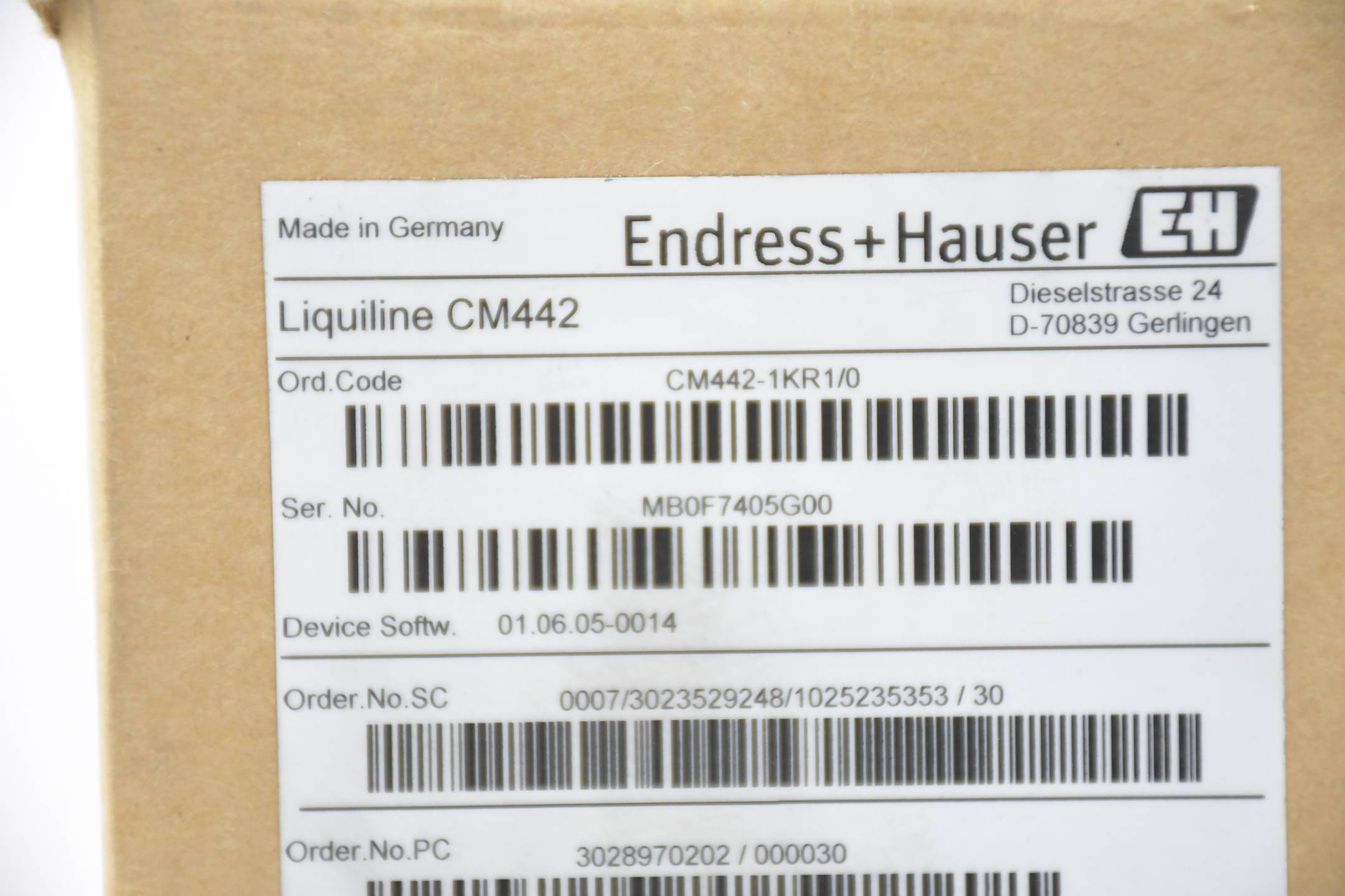 Endress+Hauser - CM442-1KR1/0-1