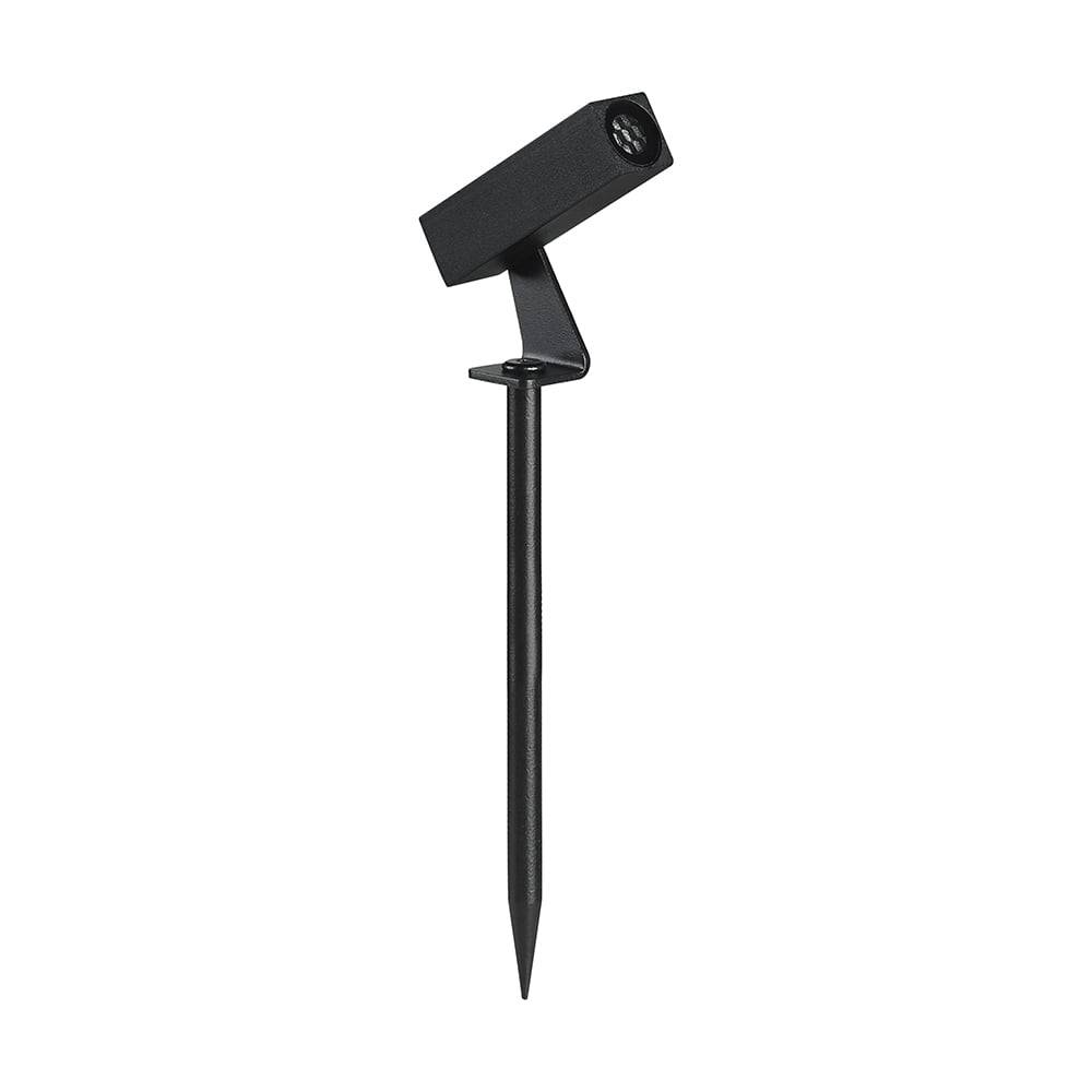 V-TAC Faretto LED da Giardino con Picchetto 2W Quadrato Nero 4000K IP65-0