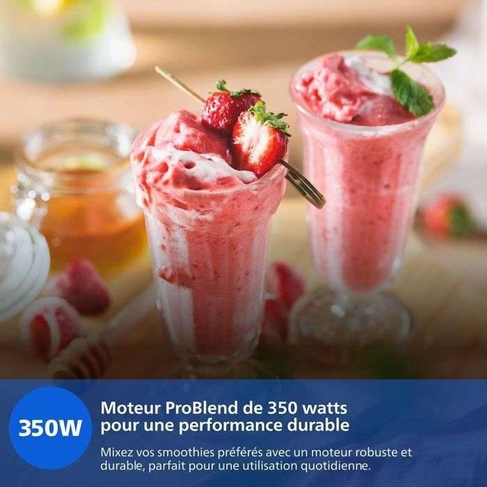 Frullatore - PHILIPS - HR2670/00 - 350 W - 0,8 L - Nero-2