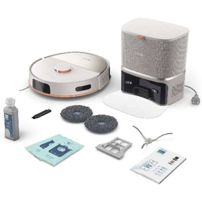 Philips XU5100/20 ASPIRAPOLVERE ROBOT XU5100/10000PA ASPIRA E LAVA CON SVUOTAMENTO AUTOM-1