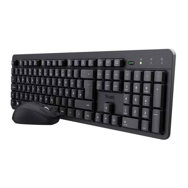 Trust TKM-360 tastiera Mouse incluso Ufficio RF Wireless QWERTY Italiano Nero 25355