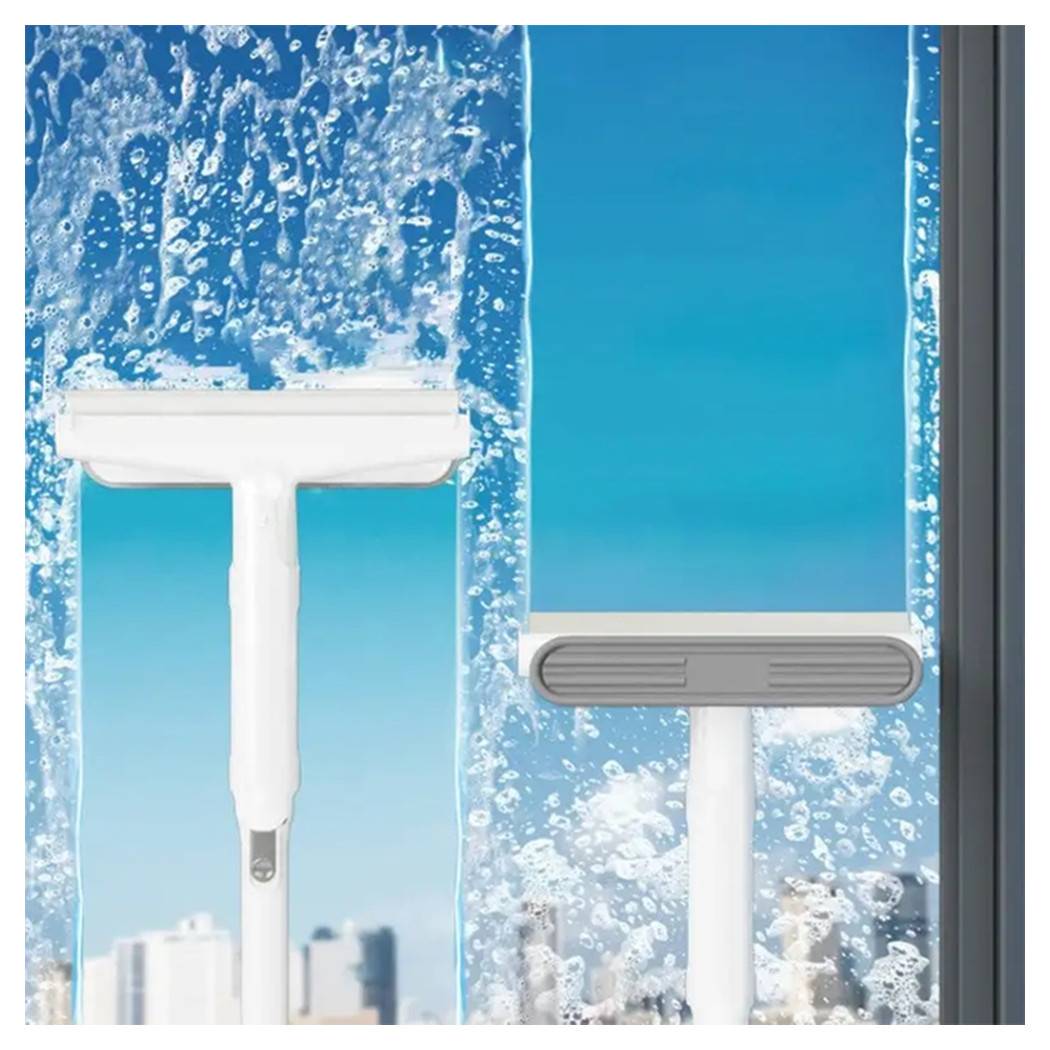 Pulitore Vetri Spruzza Lava Raschia Raccoglie Acqua 3in1 Con Spray Contenitore Integrato --3