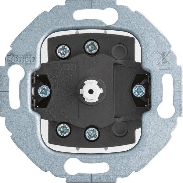 Berker - 384603 - Spring-return push-button, change-over contact, Serie 1930/Vetro/R.clas-1