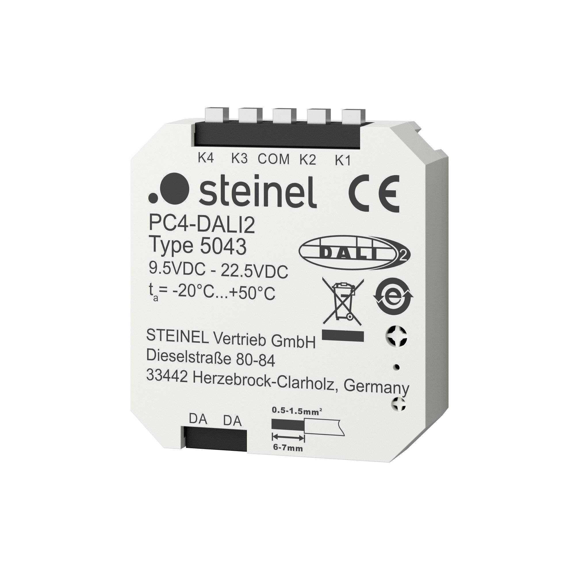 Steinel Tasterkoppler PB4-DALI2 weiß Zubehör Unterputz 082123 (082123)-2