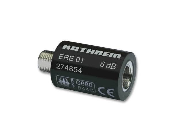 KATHREIN ERE 01 - Koaxial-Dämpfungsglied - F-Stecker (M) bis F-Stecker (W)-1