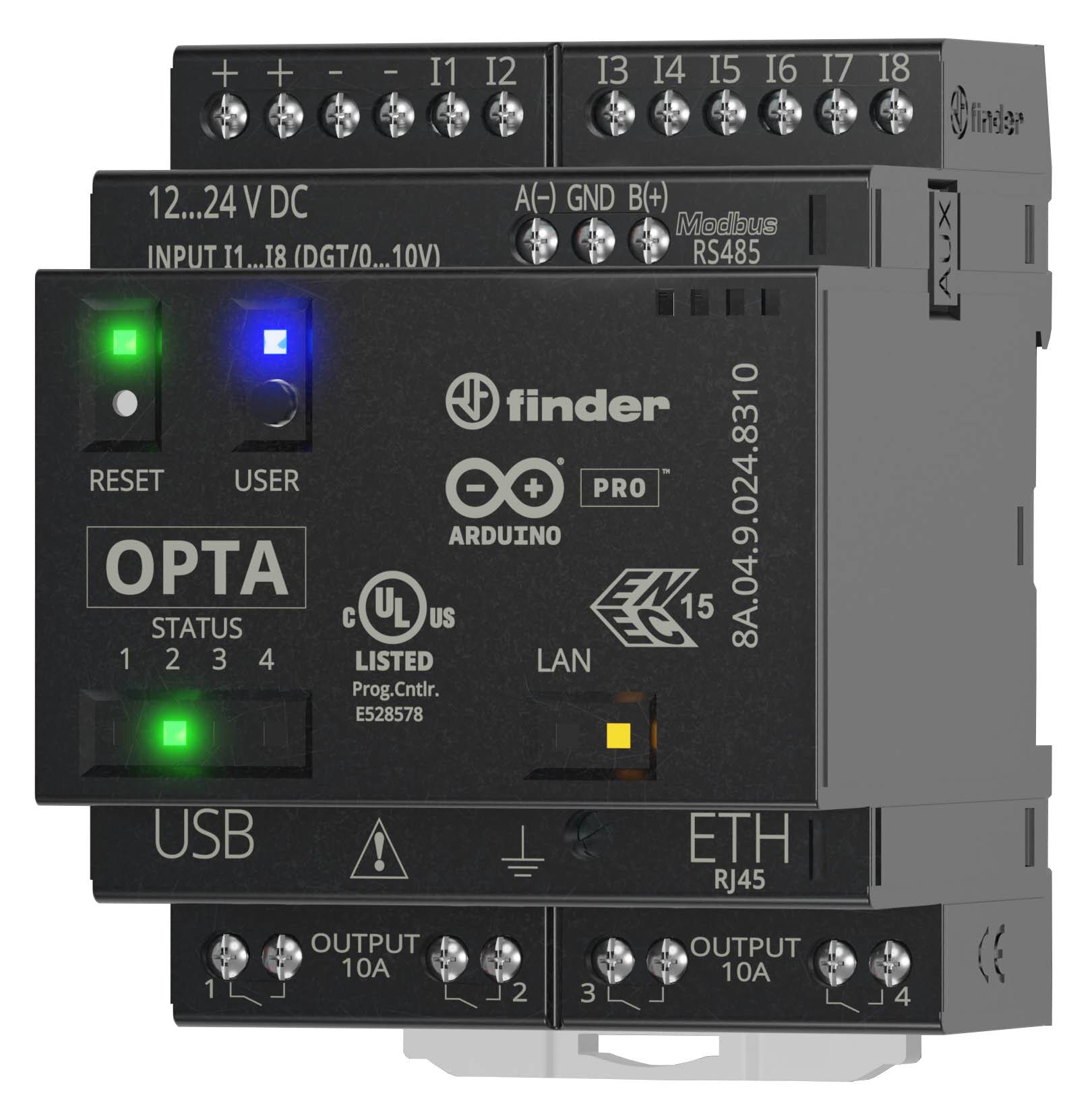 Finder OPTA Plus 8A.04.9.024.8310 Programmierbares Logikrelais Serie 8A 1 (8A0490248310)-1