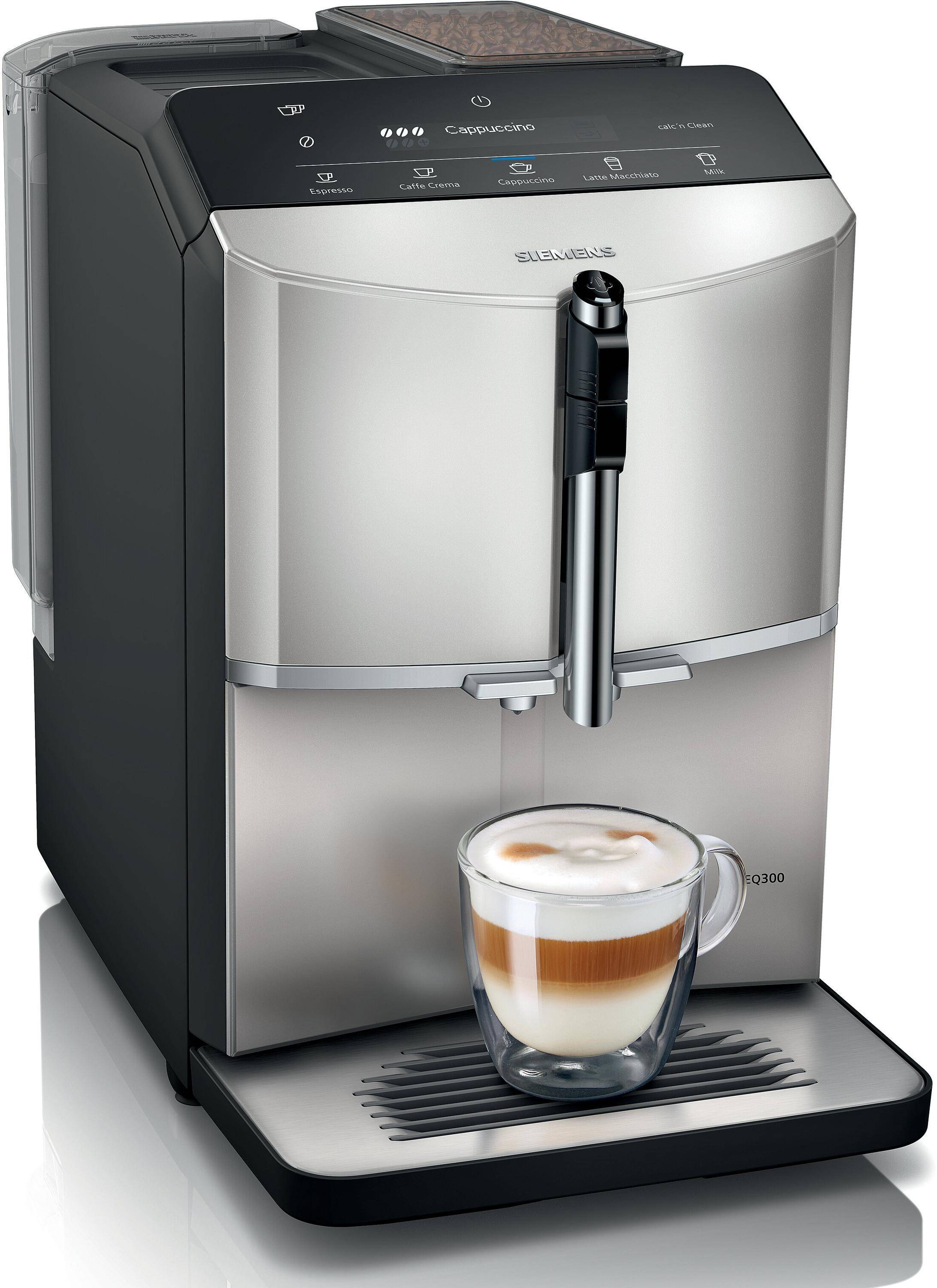 Siemens TF303E07 EQ.300 macchina da caffÃƒÂ¨ completamente automatica argento/nero-5