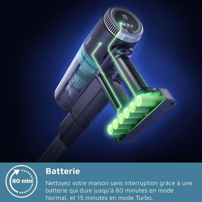 Philips XC2011/01 ASPIRAPOLVERE SCOPA ELETTRICA BATTE PHILIPS XC2011/01 LED-2