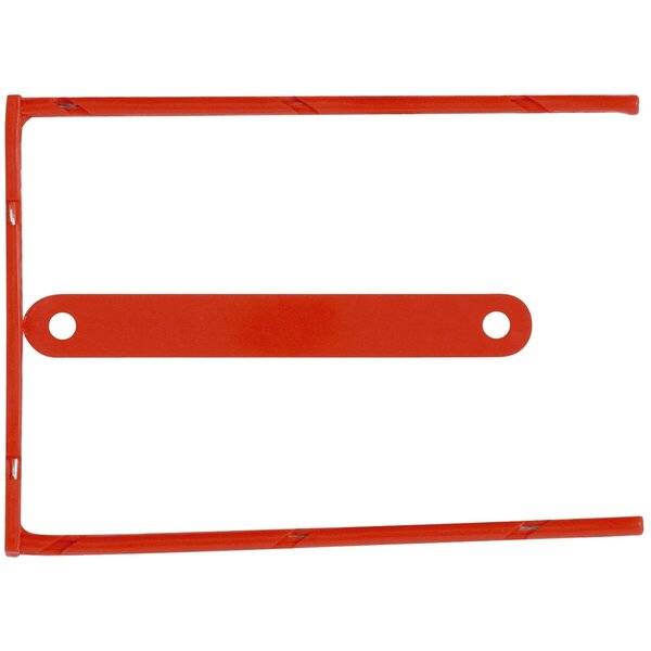 Clip fermafogli Q-Connect rosso passo 8 cm conf. 100 pezzi - KF02281