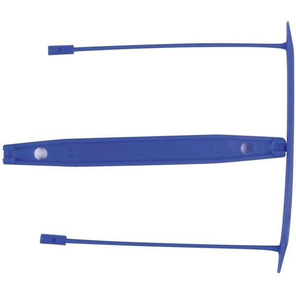 Clip fermafogli Q-Connect blu passo 8 cm conf. 100 pezzi - KF02282-0