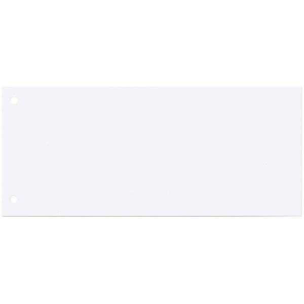 Separatore per archivio con due fori Q-Connect 24x10,5 cm 190 g/m² bianco conf. da 100 - KF00515-0