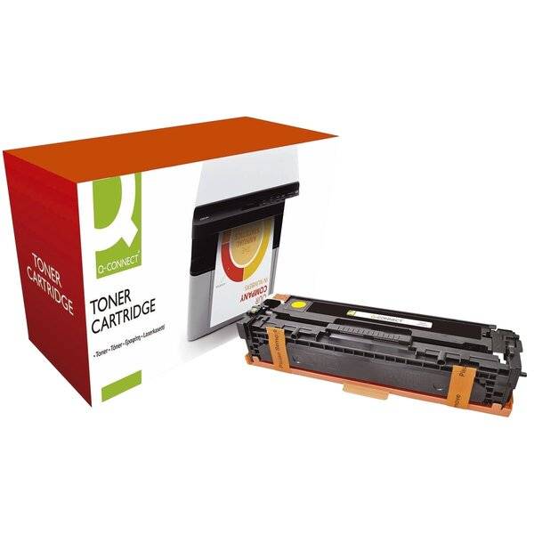 Toner Q-Connect compatibile con HP CB542A - giallo KF10824