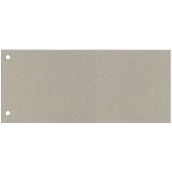 Separatore per archivio con due fori Q-Connect 24x10,5 cm 190 g/m² grigio conf. da 100 - KF00513-0