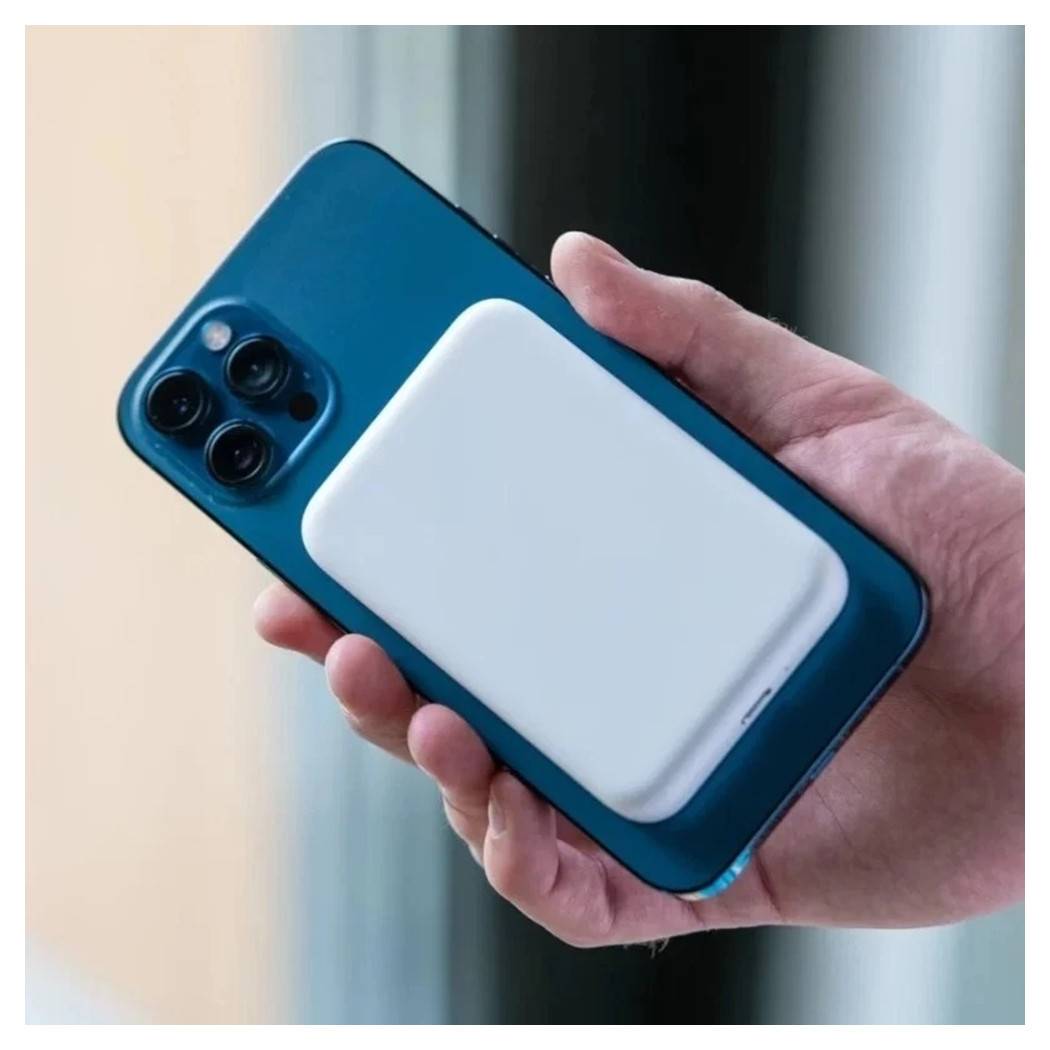 Power Bank Magnetico Caricabatterie Smartphone Wireless Tascabile 20000mah Ios Android --3