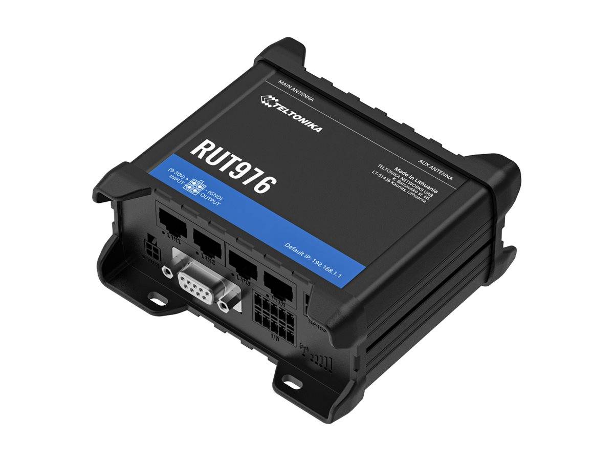 Teltonika · Router· RUT976· Redcap 5G· eSIM - Router - WLAN-0
