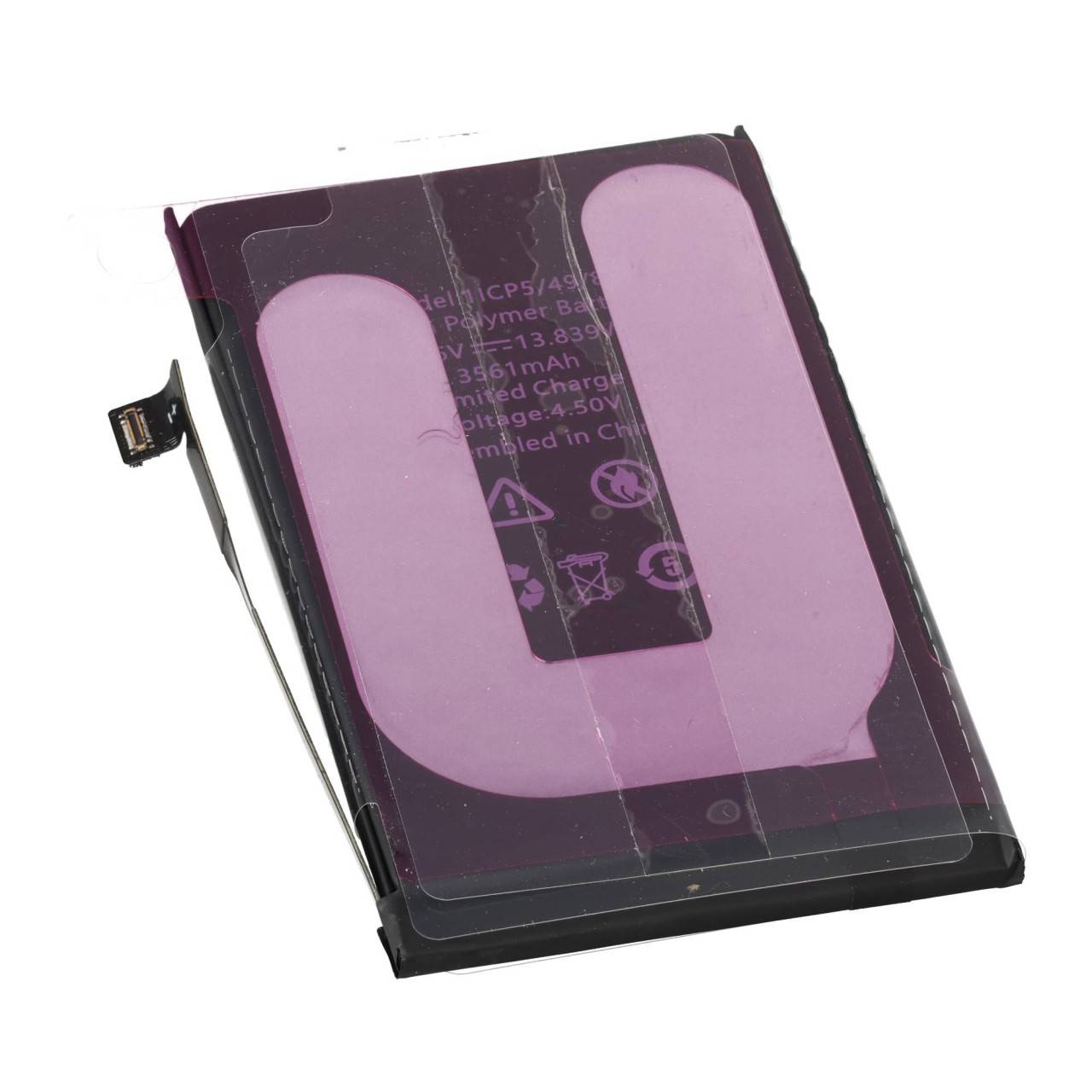 Batteria compatibile con Apple iPhone 16, Li-Polymer, 3,88 V, 3561 mAh, 13,83 Wh-3