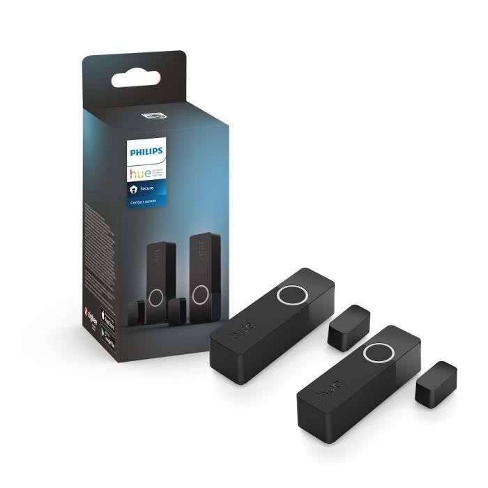 Sensori di contatto - Philips Hue - Sicuro - x 2 - Nero - Installazione facile - Controllo tramite app-0