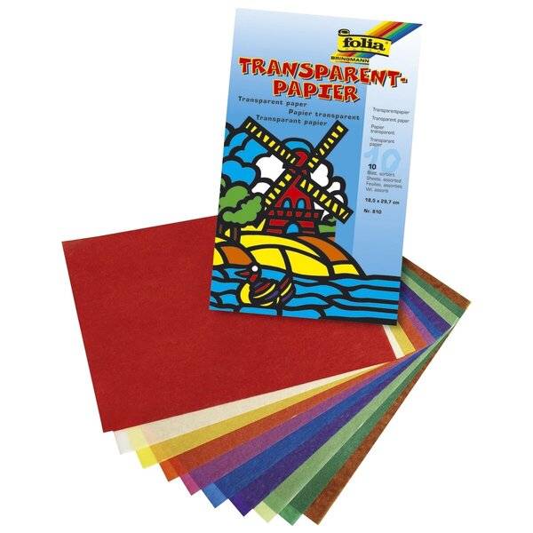 carta da lucido folia carta da lucido 18x29cm asst. DIN A4 42 g/mÃ‚Â²