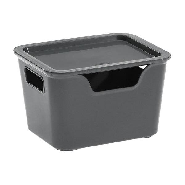 Scatole portaoggetti porcini Scatola portaoggetti Bella L 1,9 L gr 1,9 l - 14,0 x 18,0 x 11,0 cm grigio